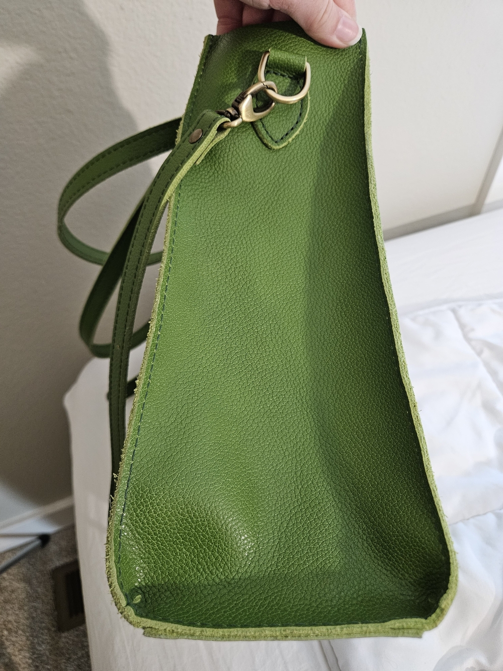 Portland Leather Large N/S Zipper Lola Mantis - Picture 5 of 6